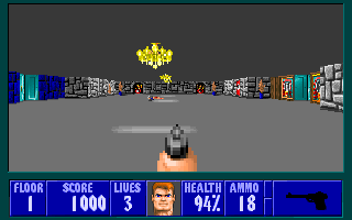 Screenshot Thumbnail / Media File 1 for Wolfenstein 3D Enhanced Mod (1993)(Apogee Software)