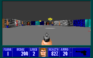 Screenshot Thumbnail / Media File 1 for Wolfenstein 3D Enhanced Mod (1993)(Apogee Software)