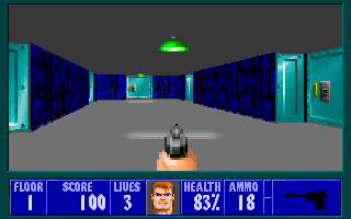 Screenshot Thumbnail / Media File 1 for Wolfenstein 3d Mortal Kombat Edition (1993)(Digital Masters)