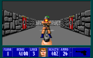 Screenshot Thumbnail / Media File 1 for Wolfenstein 3d Mortal Kombat Edition (1993)(Digital Masters)