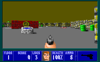 Screenshot Thumbnail / Media File 1 for Wolfenstein 3D New Levels (1994)(The Kid)