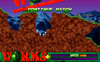 Screenshot Thumbnail / Media File 1 for Worms Plus (1996)(Team 17)