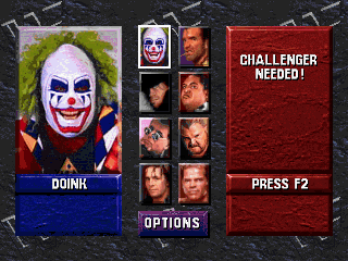 Screenshot Thumbnail / Media File 1 for WWF Wrestlemania The Arcade Game (1995)(Acclaim Entertainment)