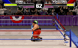 Screenshot Thumbnail / Media File 1 for WWF Wrestlemania The Arcade Game (1995)(Acclaim Entertainment)