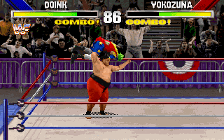 Screenshot Thumbnail / Media File 1 for WWF Wrestlemania The Arcade Game (1995)(Acclaim Entertainment)