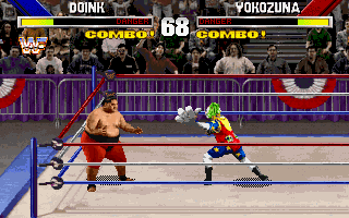 Screenshot Thumbnail / Media File 1 for WWF Wrestlemania The Arcade Game (1995)(Acclaim Entertainment)