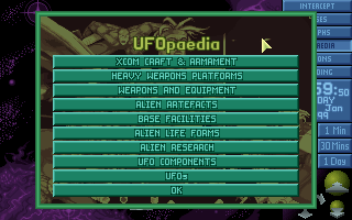 Screenshot Thumbnail / Media File 1 for X Com Ufo Defense (1994)(Mythos Games)(Rev1)
