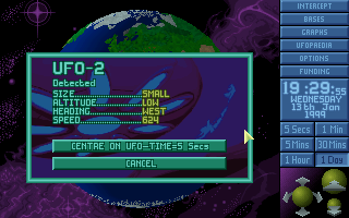 Screenshot Thumbnail / Media File 1 for X Com Ufo Defense (1994)(Mythos Games)(Rev1)