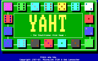 Screenshot Thumbnail / Media File 1 for Yaht (1987)(Microlink)