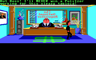 Screenshot Thumbnail / Media File 1 for Zak Mckracken And The Alien Mindbenders (1988)(Lucas Arts)