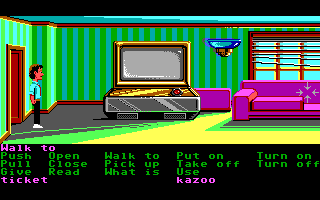 Screenshot Thumbnail / Media File 1 for Zak Mckracken And The Alien Mindbenders (1988)(Lucas Arts)