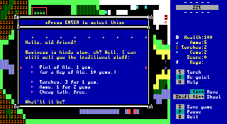 Screenshot Thumbnail / Media File 1 for Zzt (1991)(Epic Megagames Inc)