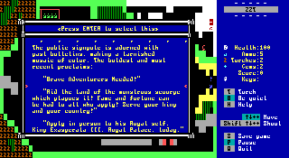 Screenshot Thumbnail / Media File 1 for Zzt (1991)(Epic Megagames Inc)