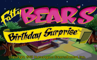 Screenshot Thumbnail / Media File 1 for Fatty Bear's Birthday Surprise (CD Windows)