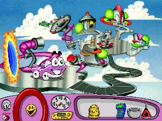 Screenshot Thumbnail / Media File 1 for Putt-Putt Travels Through Time (CD DOS)