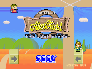 Screenshot Thumbnail / Media File 1 for Alex Kidd: The Lost Stars (set 1, FD1089A 317-0021)