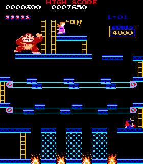 Screenshot Thumbnail / Media File 1 for Donkey Kong II: Jumpman Returns (hack, V1.1)