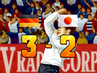 Screenshot Thumbnail / Media File 1 for Dream Soccer '94 (Japan, M92 hardware)