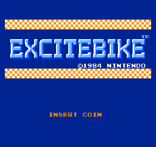 Screenshot Thumbnail / Media File 1 for Vs. Excitebike (set EB4-4 A)
