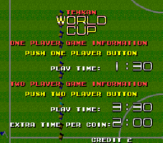 Screenshot Thumbnail / Media File 1 for Tehkan World Cup (set 2, bootleg?)