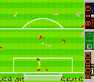 Screenshot Thumbnail / Media File 1 for Tehkan World Cup (set 2, bootleg?)