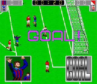 Screenshot Thumbnail / Media File 1 for Tecmo World Cup '90 (Euro set 2)