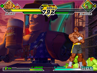 Screenshot Thumbnail / Media File 1 for Capcom vs. SNK 2 - Millionaire Fighting 2001 (Japan)