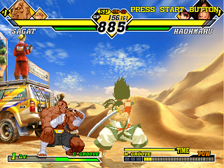Screenshot Thumbnail / Media File 1 for Capcom vs. SNK 2 - Millionaire Fighting 2001 (Japan)