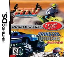 ATV Thunder Ridge Riders + Monster Trucks Mayhem (2 Game Pack) (U)(Independent) Box Art