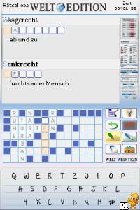 Kreuzwortratsel DS - Welt Edition (G)(Independent) Screen Shot