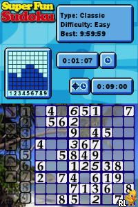 Super Fun Sudoku (E)(XenoPhobia) Screen Shot
