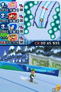 Mario & Sonic at the Olympic Winter Games (US)(M3)(XenoPhobia) Screen Shot