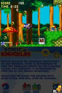 Sonic Classic Collection (DSi Enhanced) (E) Screen Shot