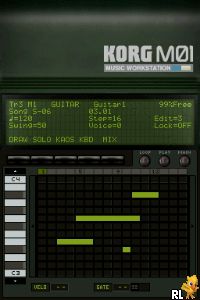 KORG M01 - Music Workstation (J) Screen Shot