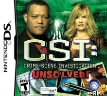 CSI - Unsolved! (DSi Enhanced) (U) Box Art