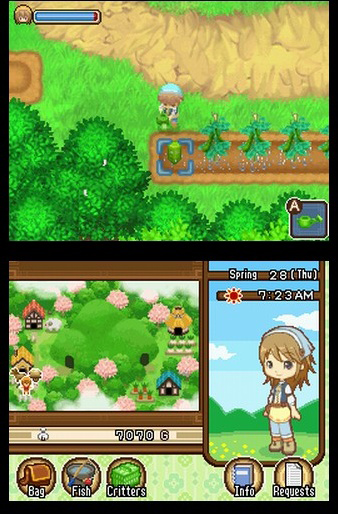 Harvest Moon DS - The Tale of Two Towns (U) Screen Shot