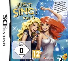Just Sing! Vol. 3 (DSi Enhanced) (E) Box Art