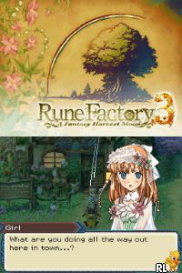 Rune Factory 3 - A Fantasy Harvest Moon (E) Screen Shot